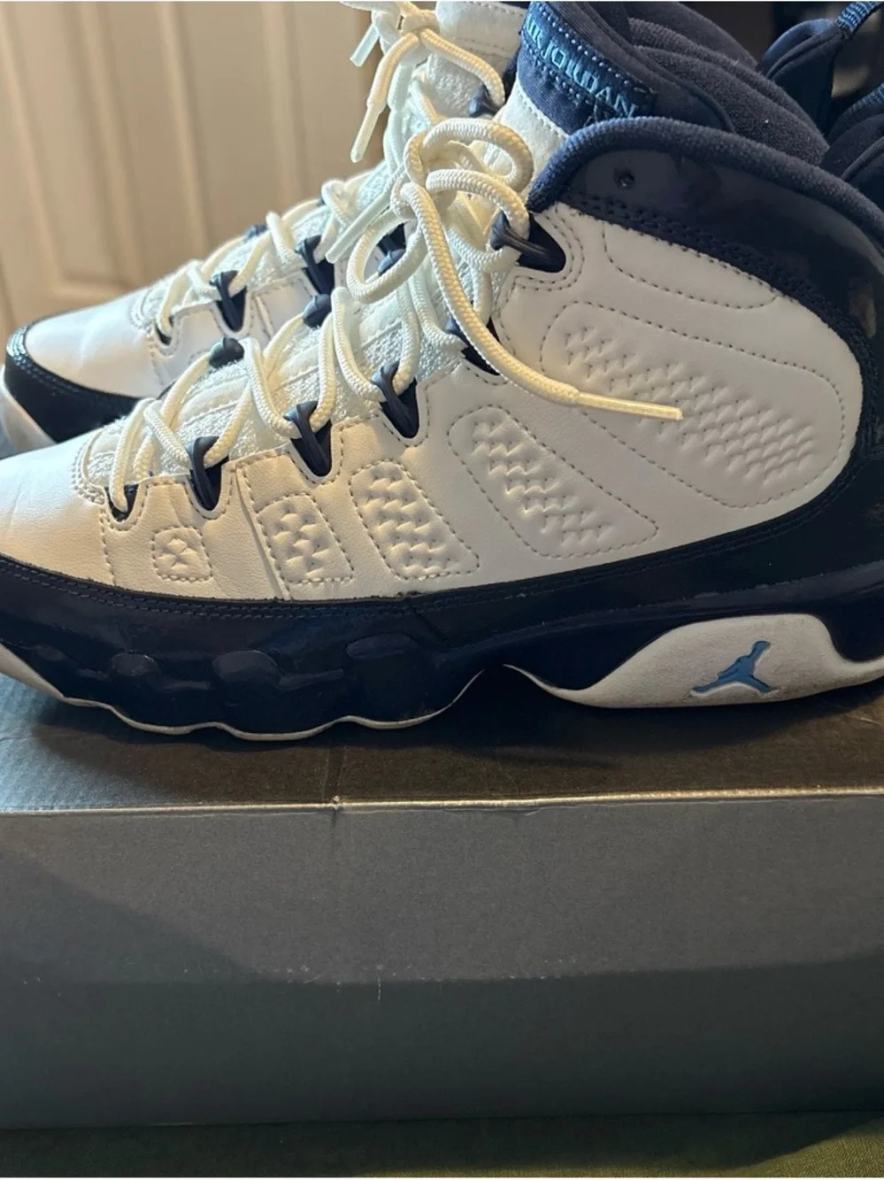 Jordan Kids Basketball Sneakers - Navy & White